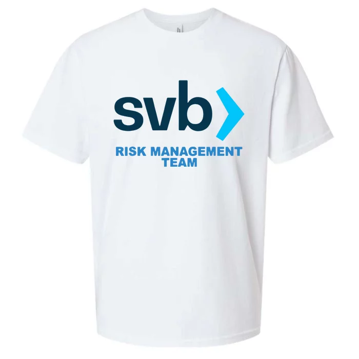 Silicon Valley Bank SVB Risk Management Department Sueded Cloud Jersey T-Shirt