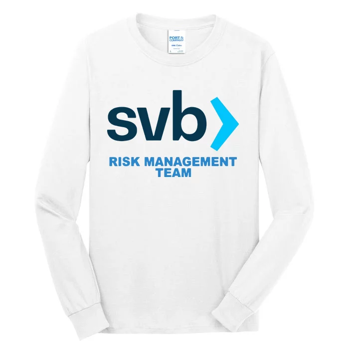 Silicon Valley Bank SVB Risk Management Department Tall Long Sleeve T-Shirt