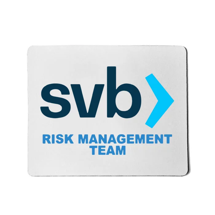 Silicon Valley Bank SVB Risk Management Department Mousepad