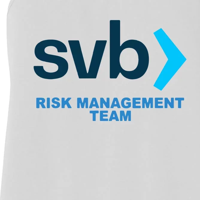 Silicon Valley Bank SVB Risk Management Department Women's Racerback Tank