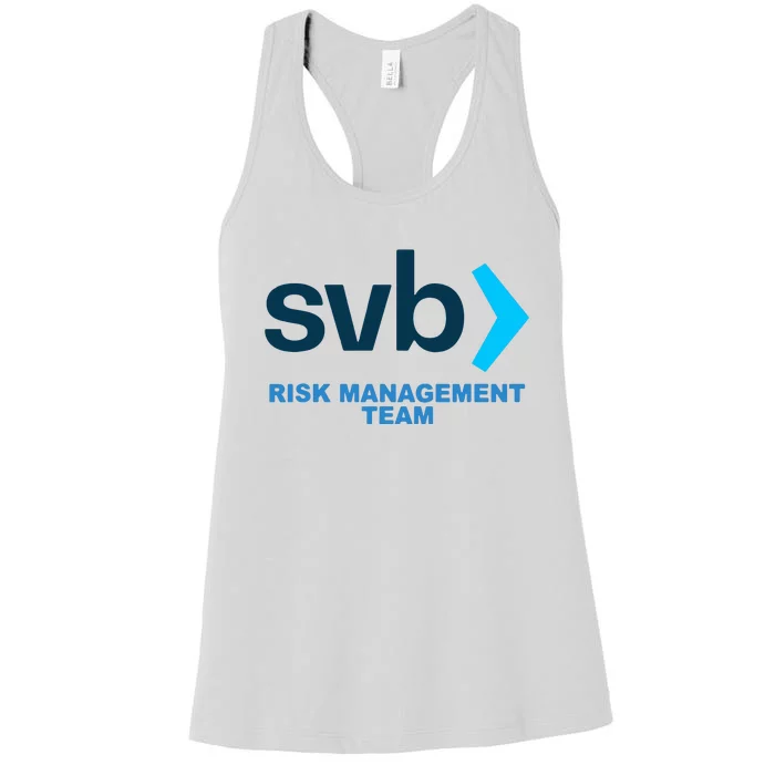 Silicon Valley Bank SVB Risk Management Department Women's Racerback Tank