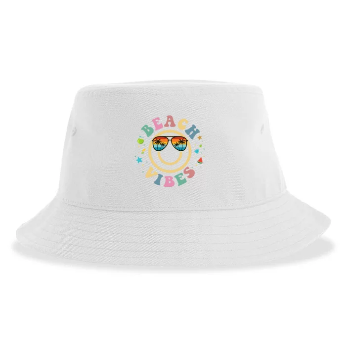 Summer Vacation Beach Vibes Stylish Beach Sustainable Bucket Hat