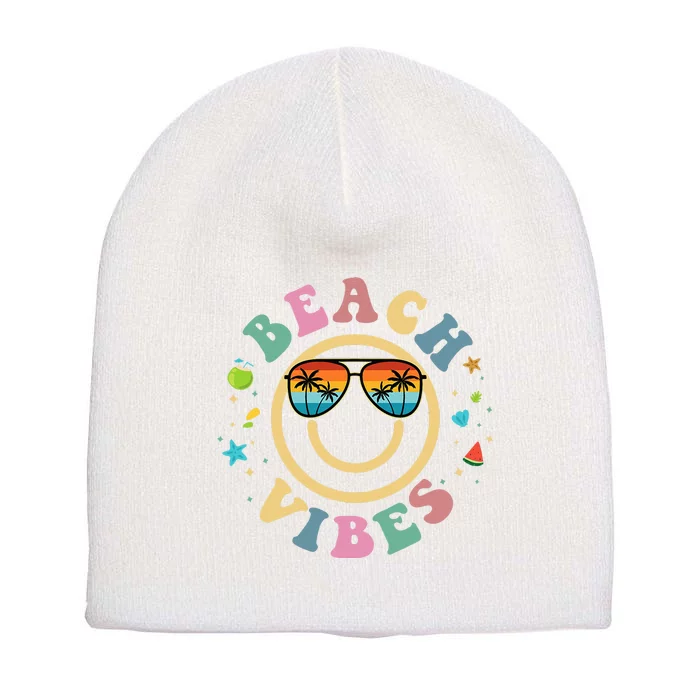 Summer Vacation Beach Vibes Stylish Beach Short Acrylic Beanie