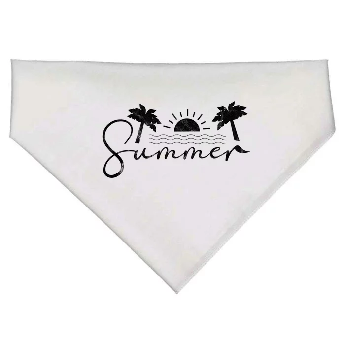 Summer Vintage Beach USA-Made Doggie Bandana