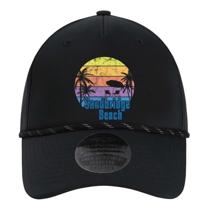 Sandbridge Virginia Beach Retro Sunset Family Beach Vacation Cute Gift Performance The Dyno Cap