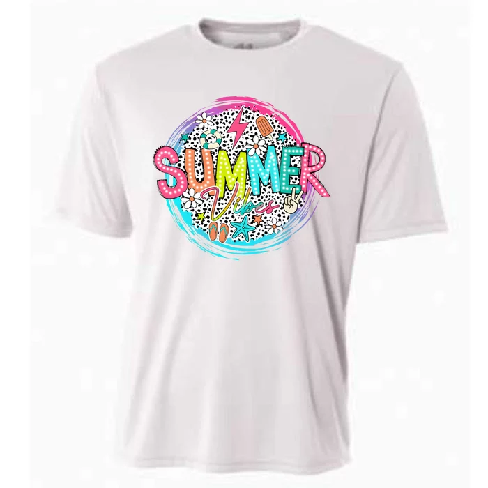 Summer Vibe Beach Vacation Cooling Performance Crew T-Shirt