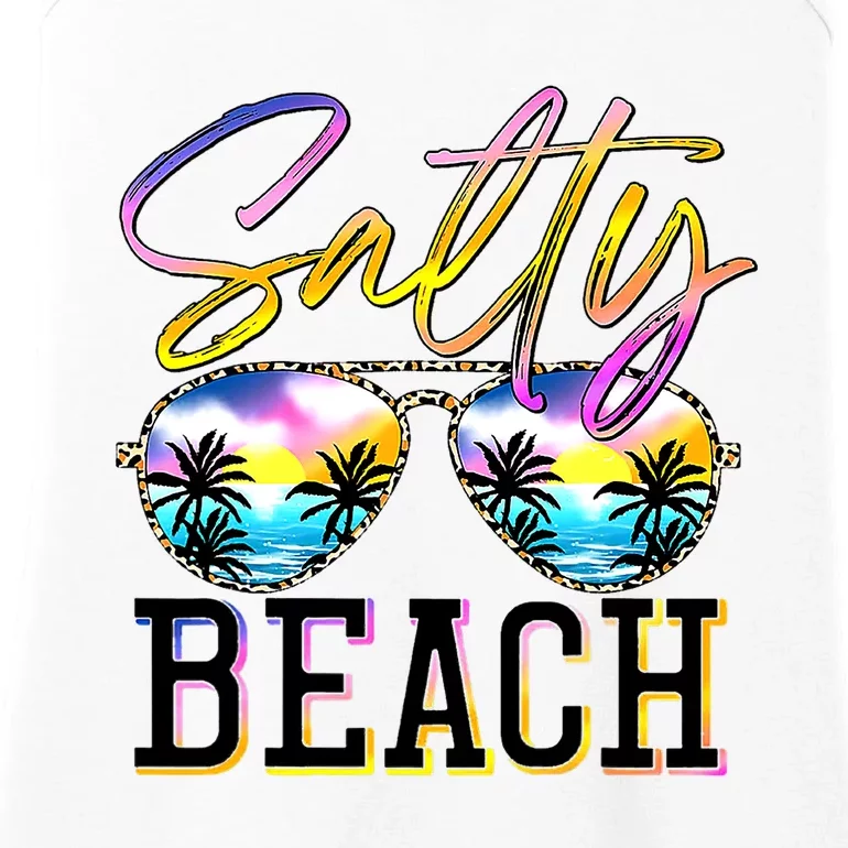 Salty Vibes Beach Vacation Summer Good Vibes Ladies Essential Tank