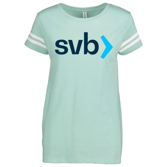 Silicon Valley Bank Logo Classic Enza Ladies Jersey Football T-Shirt