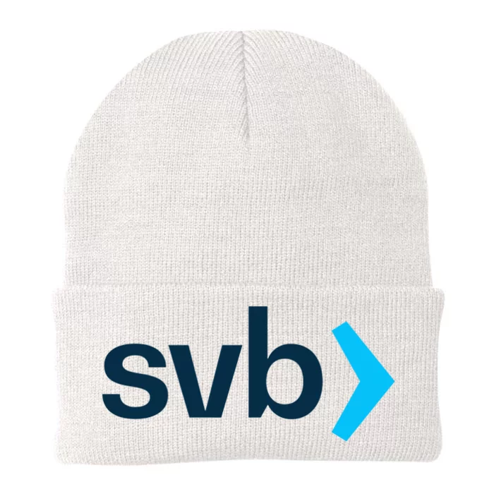 Silicon Valley Bank Logo Classic Knit Cap Winter Beanie