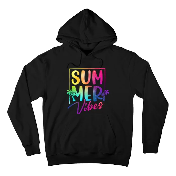 Summer Vibes Beach Sunset Hoodie