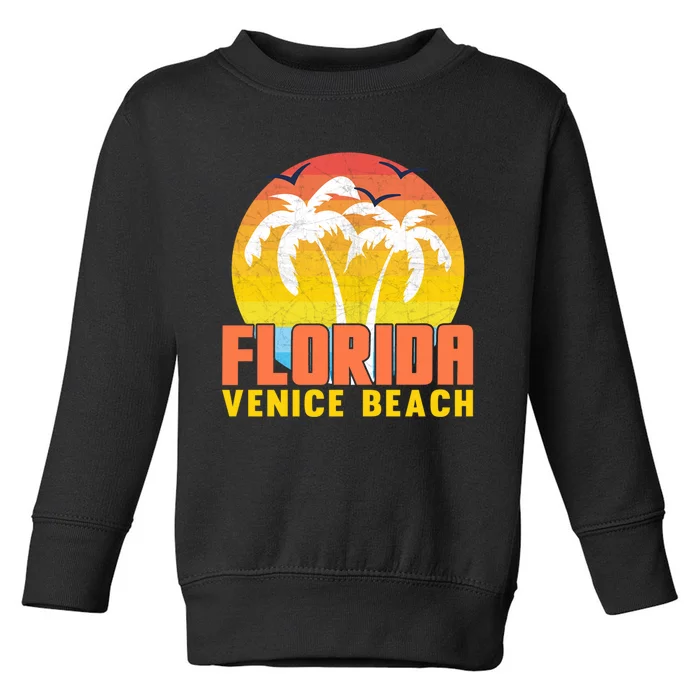 Sunset Venice Beach Toddler Sweatshirt