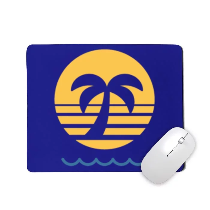 Summer Vibes Beach Graphic Tee For Fun In The Sun Gift Mousepad