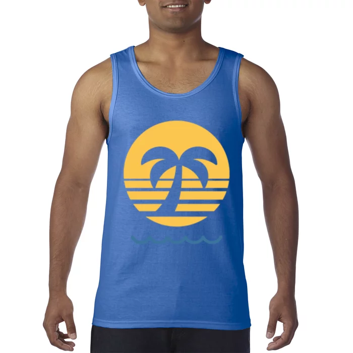 Summer Vibes Beach Graphic Tee For Fun In The Sun Gift Tank Top