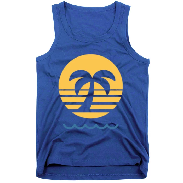 Summer Vibes Beach Graphic Tee For Fun In The Sun Gift Tank Top