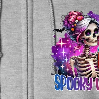 Spooky Vibes Cute Full Zip Hoodie