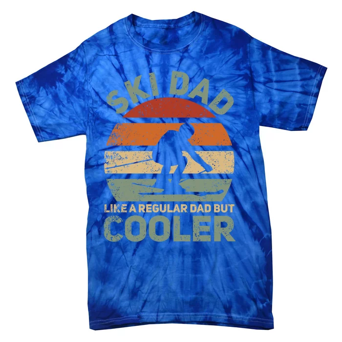 Sad Vintage Cool Ski Dad Funny Gift Tie-Dye T-Shirt