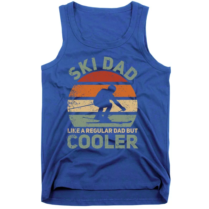 Sad Vintage Cool Ski Dad Funny Gift Tank Top