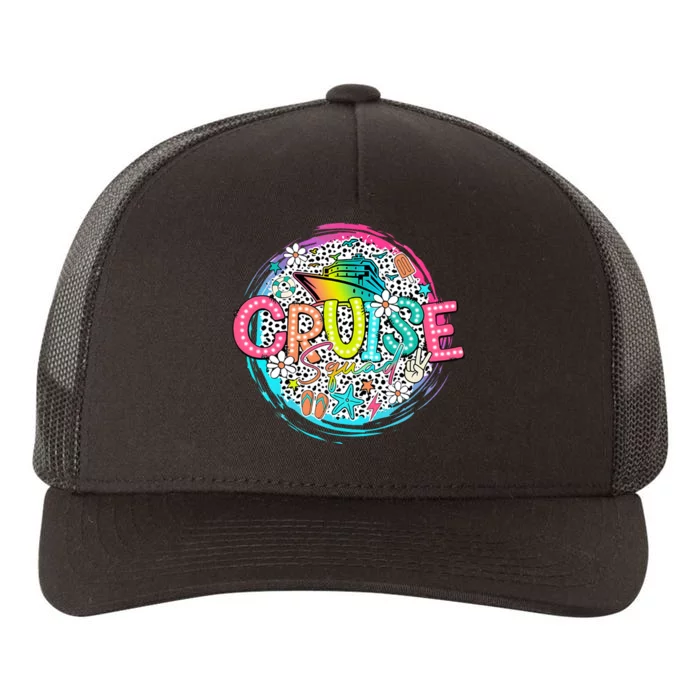 Summer Vibes Cruise Squad Vacation Yupoong Adult 5-Panel Trucker Hat