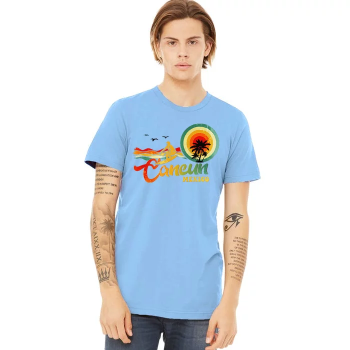 Summer Vacation Cancun Mexico Beach Premium T-Shirt