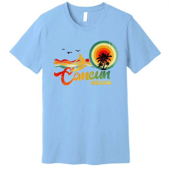 Summer Vacation Cancun Mexico Beach Premium T-Shirt