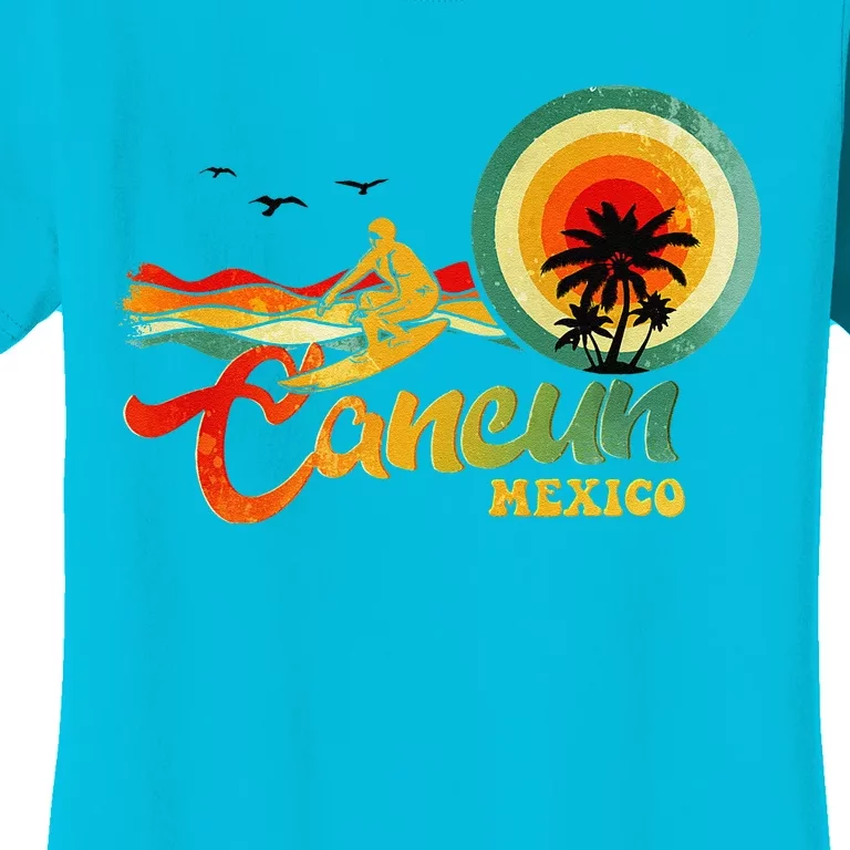 Summer Vacation Cancun Mexico Beach Women's T-Shirt