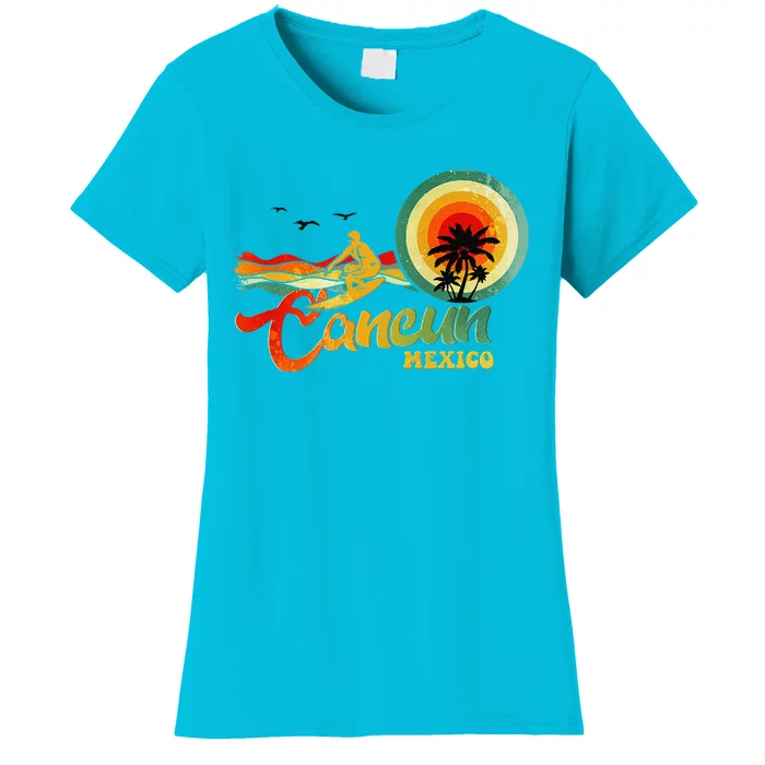 Summer Vacation Cancun Mexico Beach Women's T-Shirt