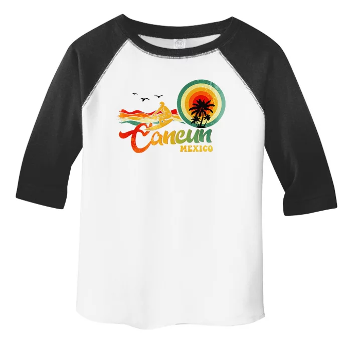 Summer Vacation Cancun Mexico Beach Toddler Fine Jersey T-Shirt