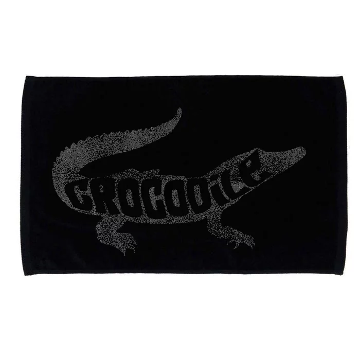 Silhouette Vintage Crocodile Microfiber Hand Towel