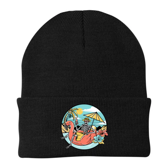 Summer Vibes Chill Vibes Only Hippie Skeleton Knit Cap Winter Beanie