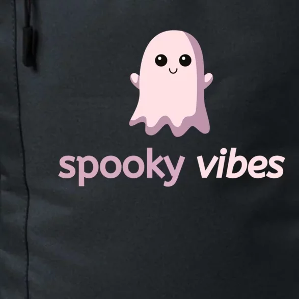 Spooky Vibes Cute Ghost Halloween Meaningful Gift Daily Commute Backpack