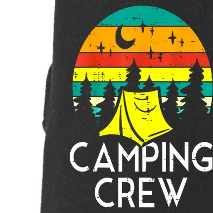 Sunset Vinatge Camping Crew Cute Camper Gift Doggie 3-End Fleece Hoodie