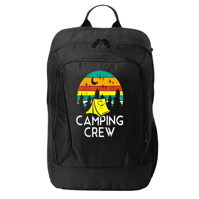 Sunset Vinatge Camping Crew Cute Camper Gift City Backpack