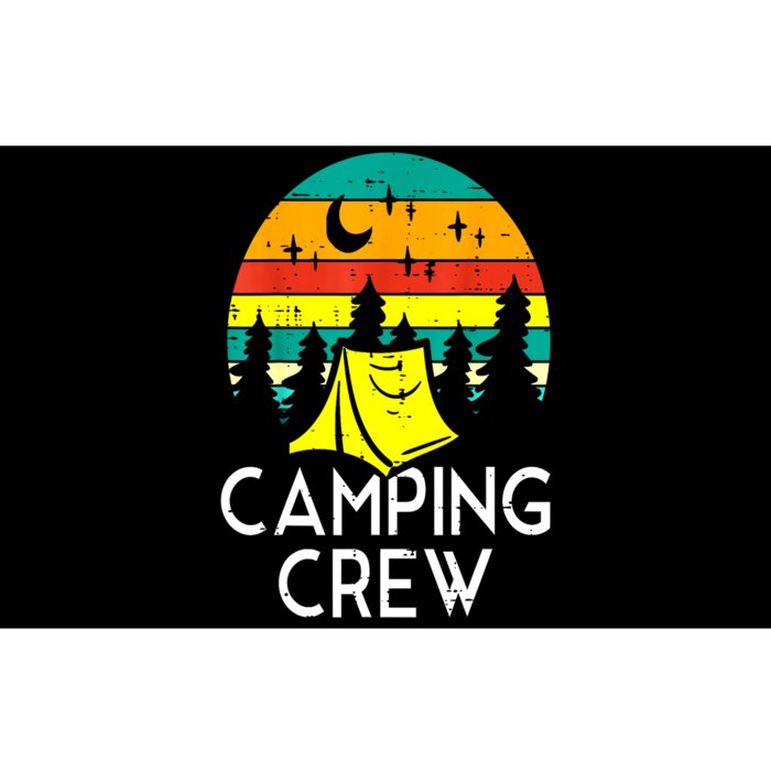 Sunset Vinatge Camping Crew Cute Camper Gift Bumper Sticker