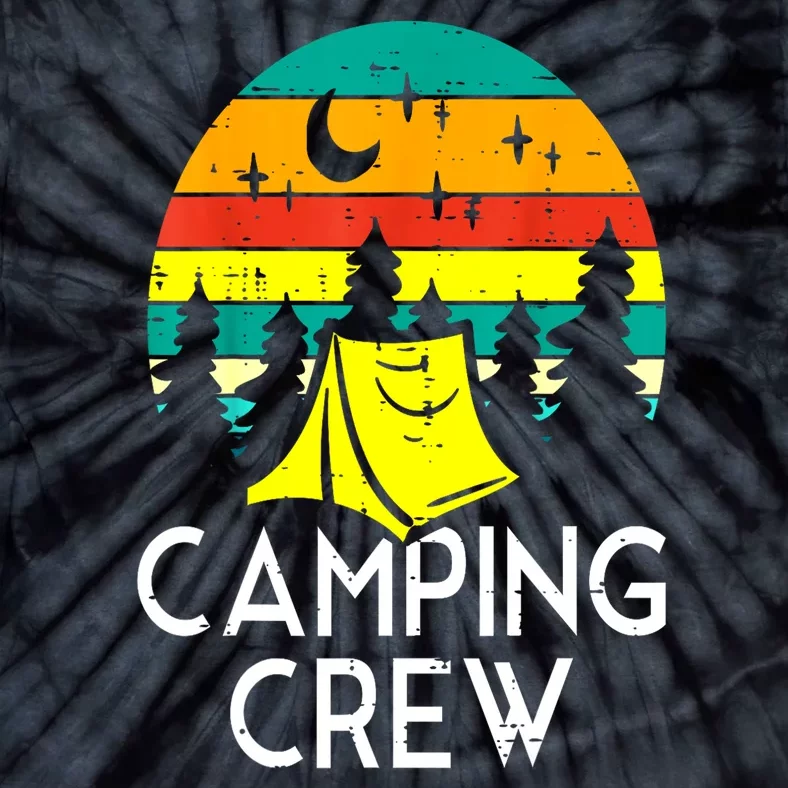 Sunset Vinatge Camping Crew Cute Camper Gift Tie-Dye T-Shirt