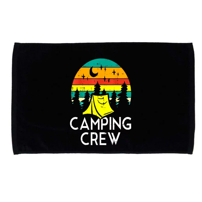 Sunset Vinatge Camping Crew Cute Camper Gift Microfiber Hand Towel