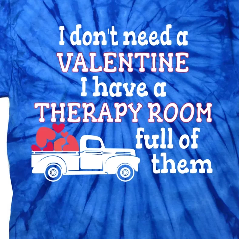 Slp Valentine's Day For Speech Language Therapist Cool Gift Tie-Dye T-Shirt