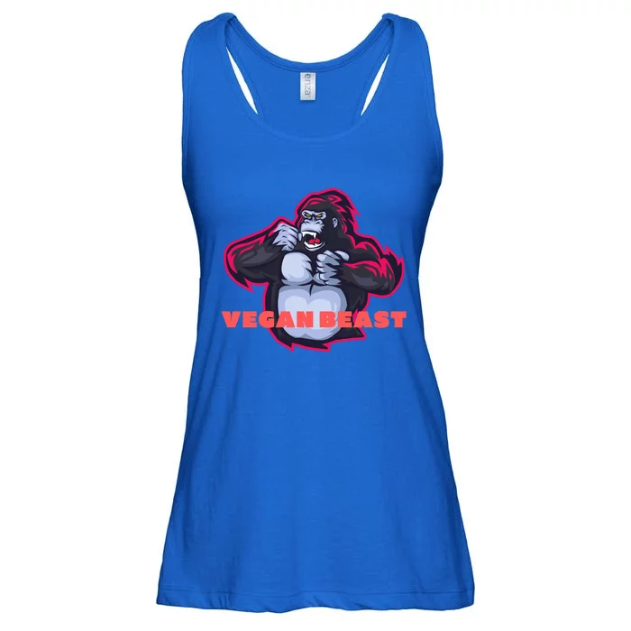 Strong Vegan Design Gift Ladies Essential Flowy Tank