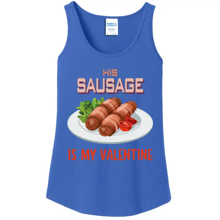 Sausage Valentines Day Funny Gift For Her Naughty Adult Cool Gift Ladies Essential Tank