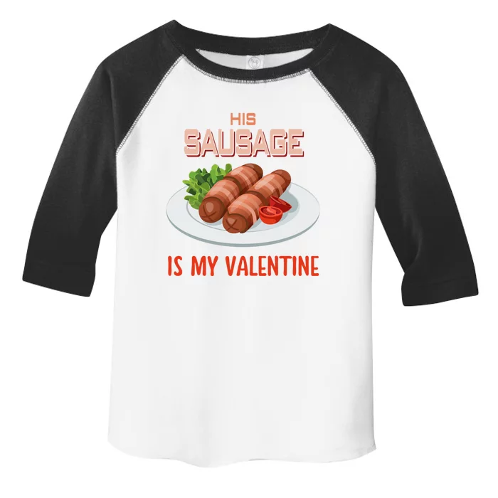 Sausage Valentines Day Funny Gift For Her Naughty Adult Cool Gift Toddler Fine Jersey T-Shirt