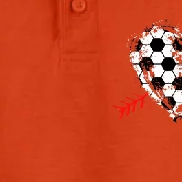 Soccer Valentines Day Soccer Ball Cupid's Arrow Heart Dry Zone Grid Performance Polo