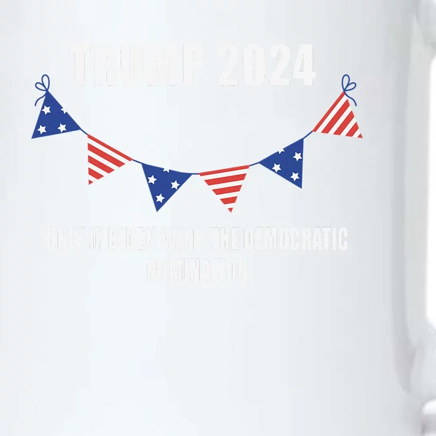 Sarcastic, Vote Donald Trump 2024 Only if Biden Wins Black Color Changing Mug