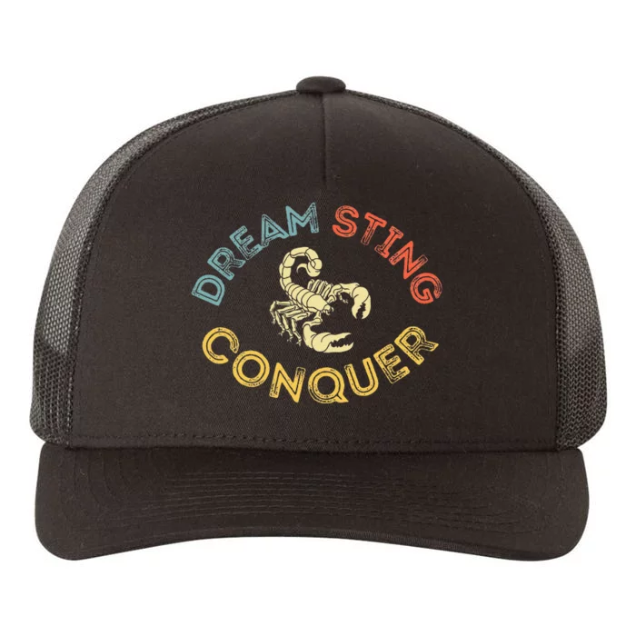 Scorpion Vibes Dream Sting & Conquer Retro Yupoong Adult 5-Panel Trucker Hat