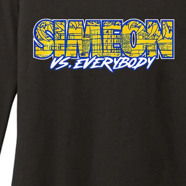 Simeon Vs Every Body Womens CVC Long Sleeve Shirt