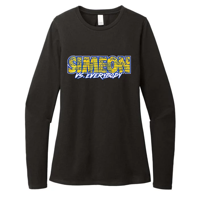 Simeon Vs Every Body Womens CVC Long Sleeve Shirt