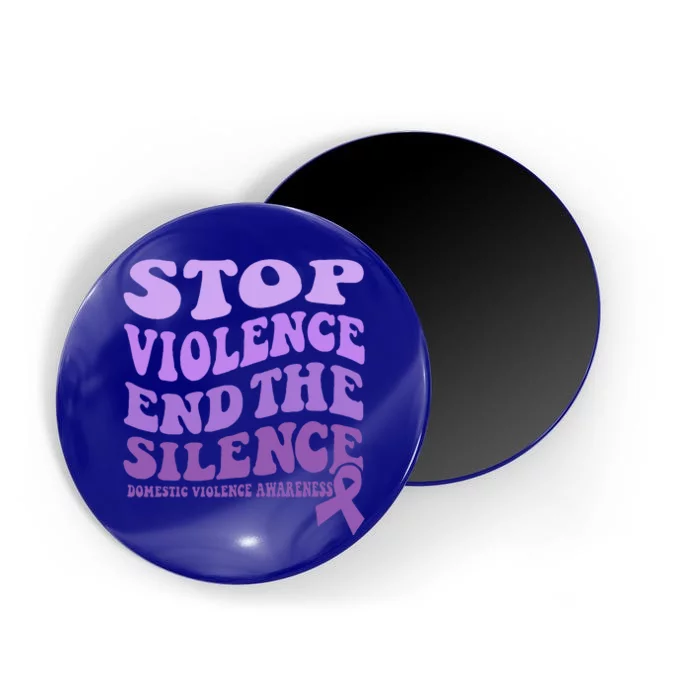 Stop Violence End the Silence Domestic Violence Awareness Magnet