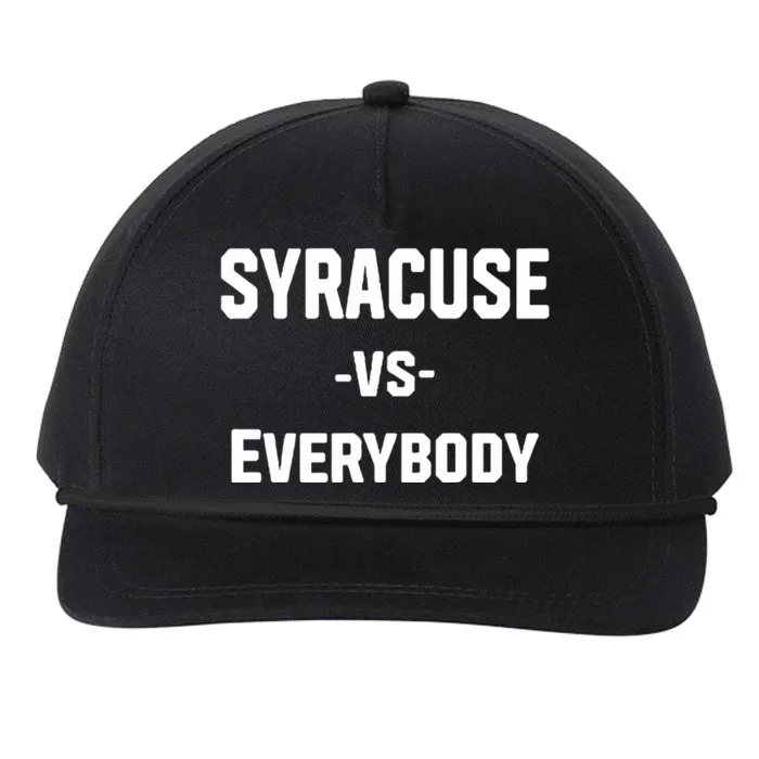 Syracuse Vs Everybody Snapback Five-Panel Rope Hat