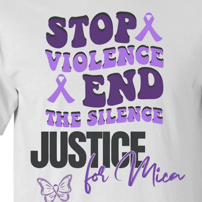 Stop Violence End The Silence Dv Awareness Tall T-Shirt