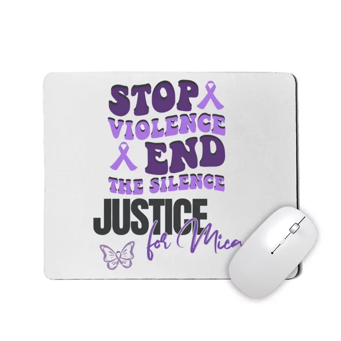 Stop Violence End The Silence Dv Awareness Mousepad