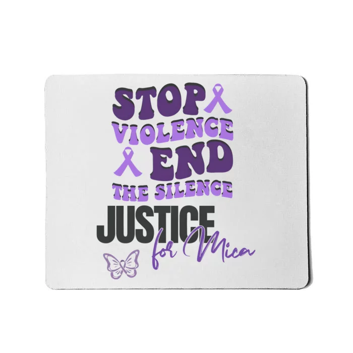 Stop Violence End The Silence Dv Awareness Mousepad