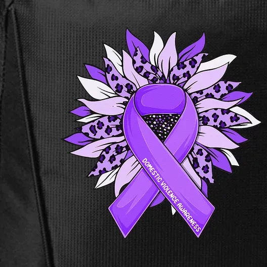 Stop Violence End The Silence Domestic Violence Awareness City Backpack